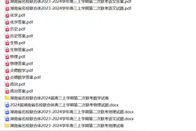 2024届湖南省名校联考联合体高三第二次联考·炎德英才图片