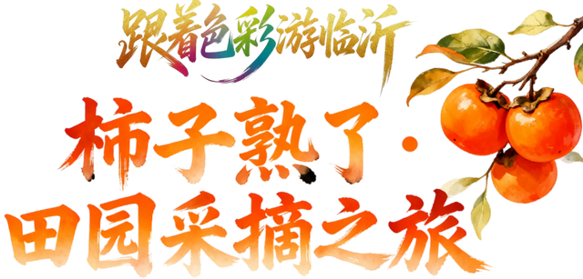 跟着色彩游临沂 | 柿子熟了・田园采摘之旅，承包你的秋日快乐