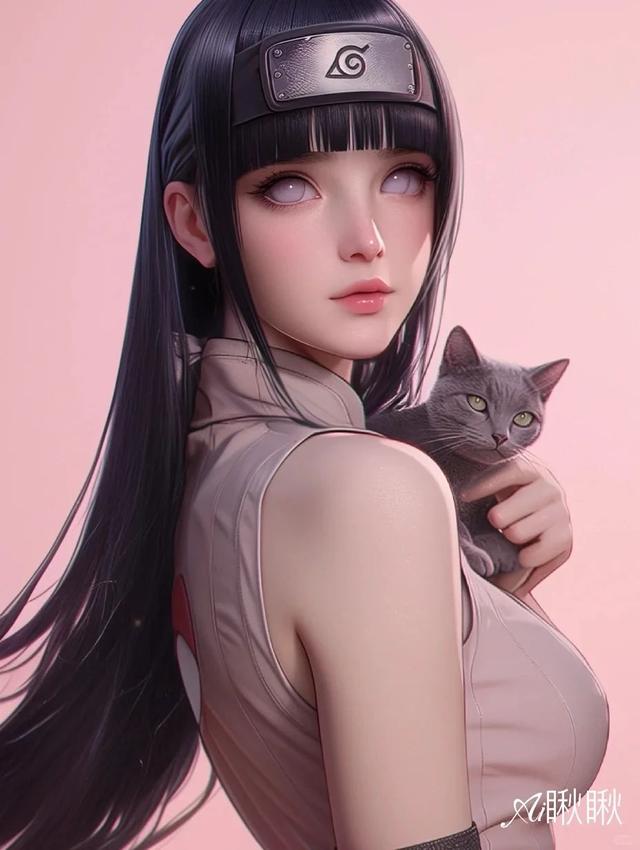 火影忍者 ：3D版日向雏田惊艳绝美，真的好羡慕鸣人啊