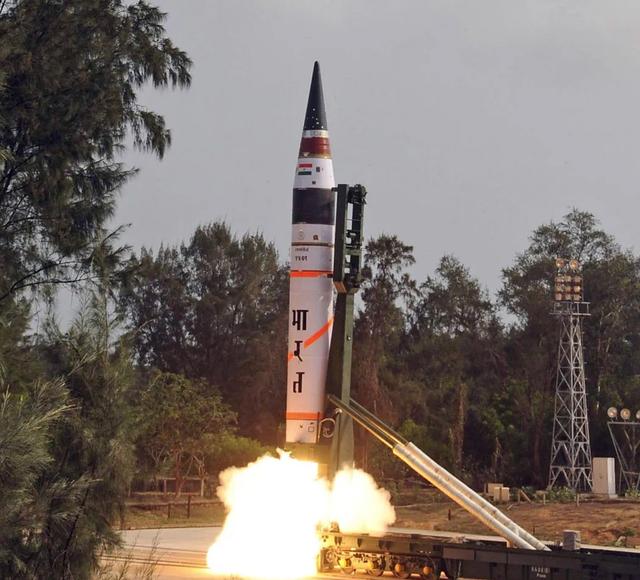 印度试射烈火-5洲际导弹！射程覆盖中国全境	，红旗19能拦住么？