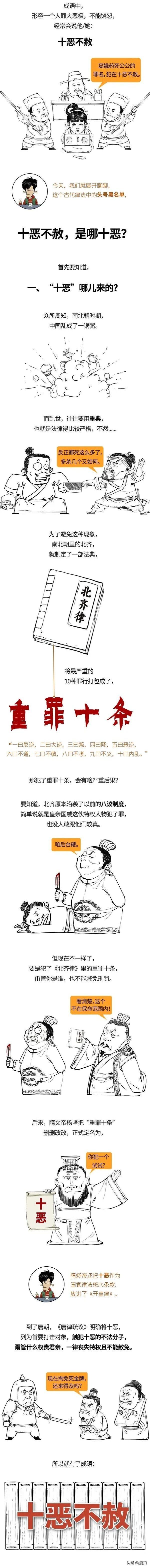 十恶不赦，是哪十恶？