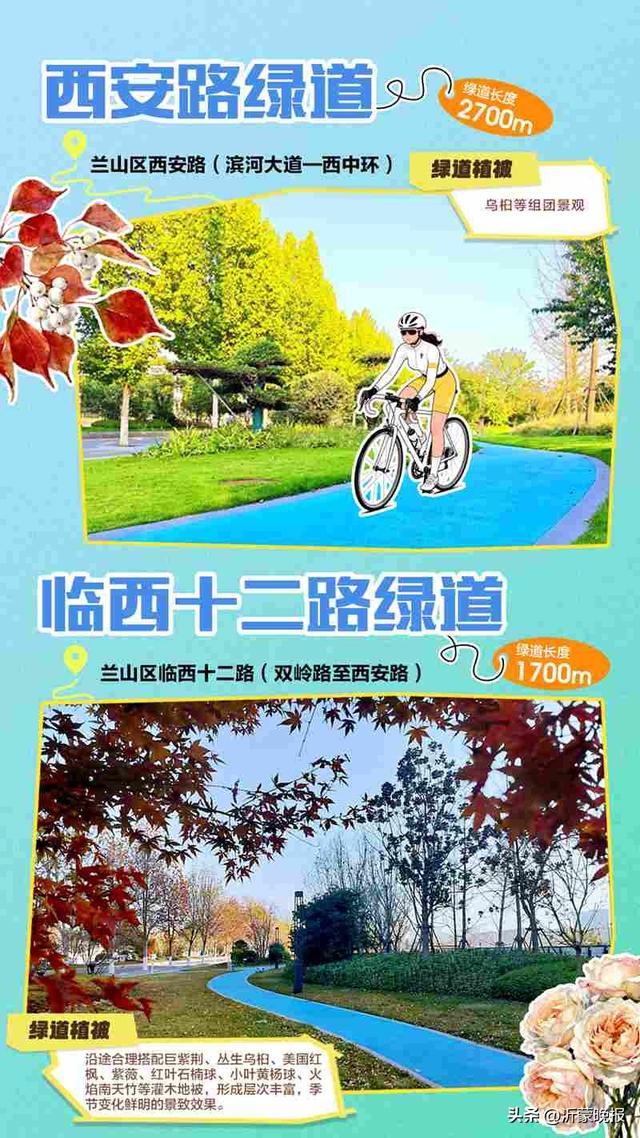 藏不住了！临沂35条诗意绿道，道道有风景，步步皆诗意