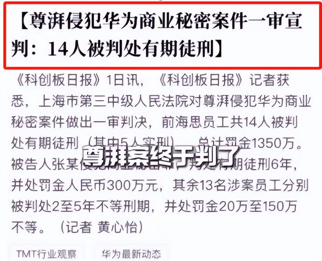 一个都跑不掉！华为600万年薪高管，带13人偷芯片，如今下场解气