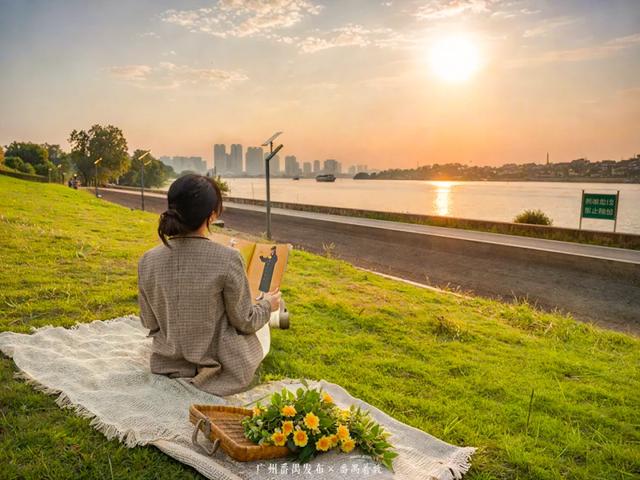 番禺秋日治愈系天花板!在这里江边漫步,才是顶配的私藏浪漫