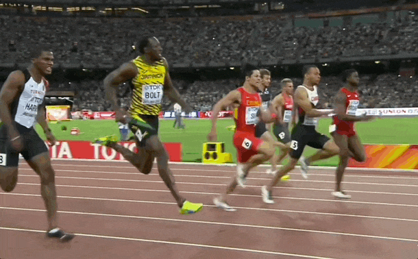 苏炳添生涯最后一战，广东队获得全运会男子4X100米接力第四名，赛后苏炳添谢场，全场致敬欢呼