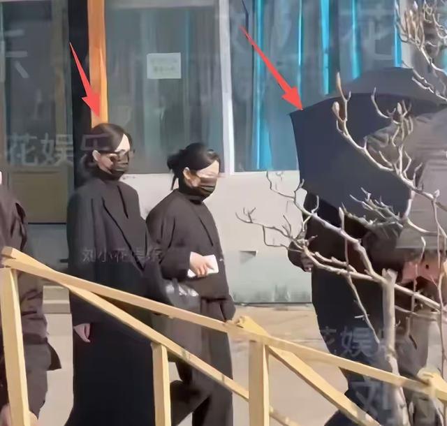 唐嫣送公公骨灰上车！罗晋捧遗像，亲友透露：唐嫣一直搀扶着罗晋