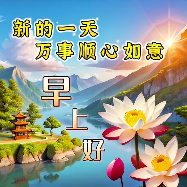 早安暖心短句，早上好祝福语吉祥话，健康天天在，幸福天天来