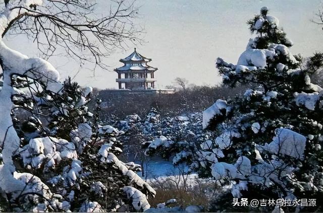 明信片上的吉林市冬日风光