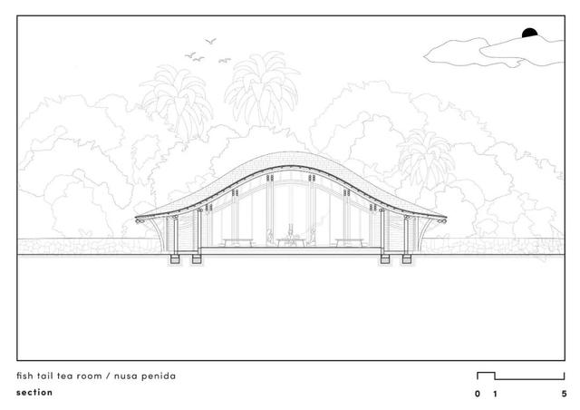 巴厘岛度假村上新！以魔鬼鱼为灵感的竹构建筑漂浮海天之间