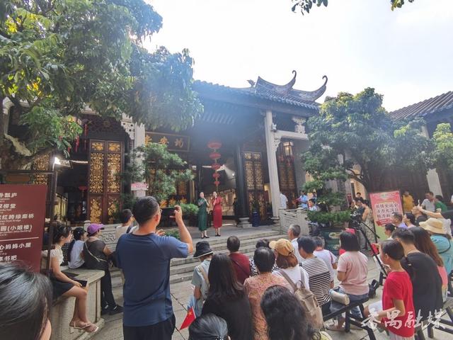精品兰展“出圈” 非遗互动吸睛 余荫山房国庆中秋系列活动留住游客美好记忆