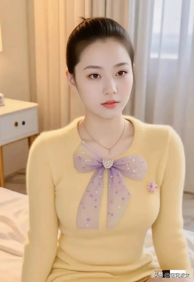 她长相舒服大气,一脸旺夫相,微胖身材很健康,气血足的感觉