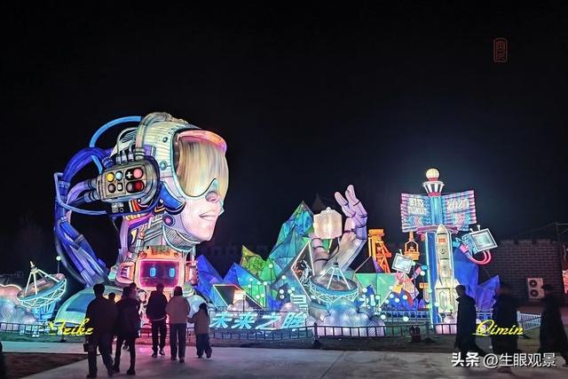 影记 | 齐彩城淄博花灯会的景观，这儿来看吧（2）