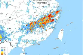 江西南昌一度白昼如夜，大范围激烈天气启动！预报：10省雷暴冰雹图片