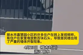家中藏数百块石头致邻居家墙体开裂图片