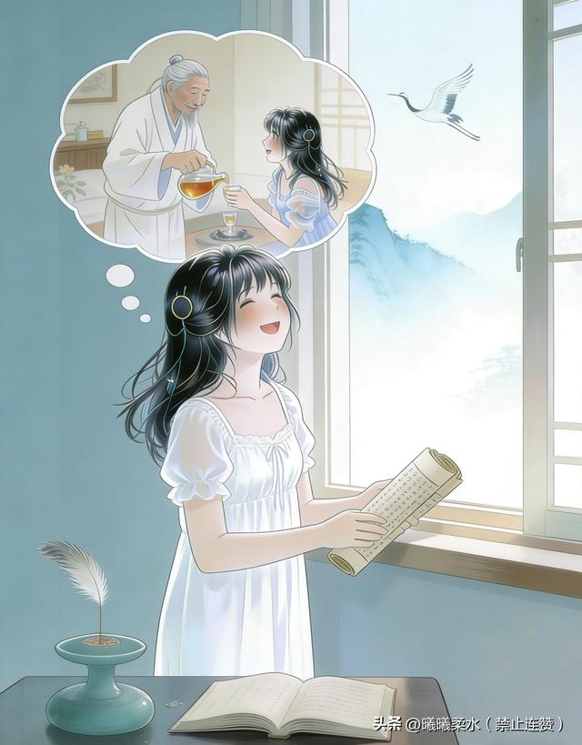 柔水诗、词、文、联《临江仙.梦圣贤八帘/第四帘.仙遇陶渊明》