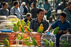河南商丘鹦鹉市场：全国最大观赏鹦鹉集散地的真实面貌图片