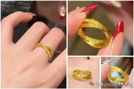 适合年轻人带的黄金戒指 之 2025年6款设计感十足的黄金戒指 不撞款图片
