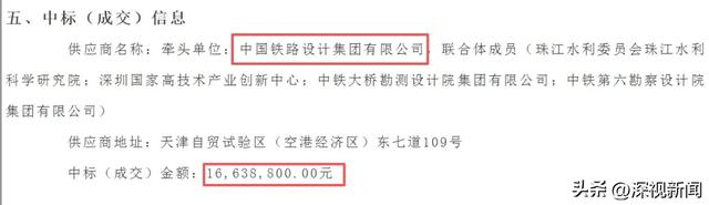 深珠通道迎来新进展！