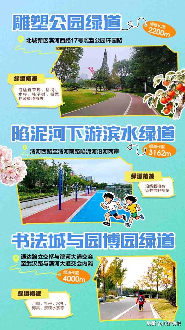 藏不住了！临沂35条诗意绿道，道道有风景，步步皆诗意