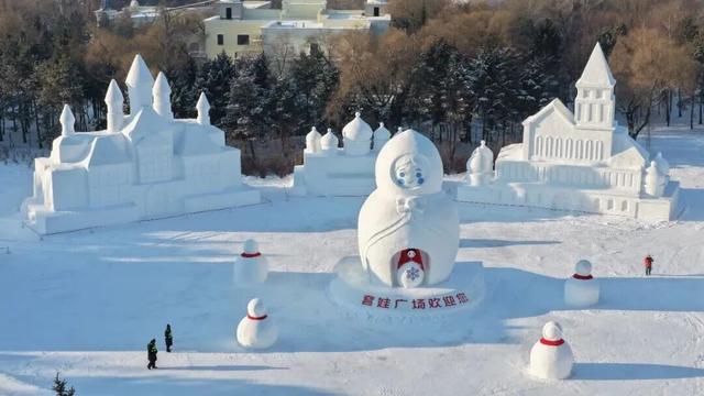 一起走进第38届太阳岛雪博会《欧陆风情》的雪境童话镇