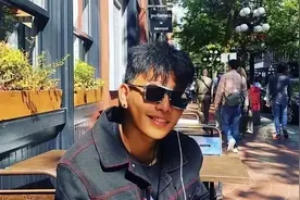 陈坤的儿子已成年，容貌开始显现母亲的基因，像谁可以认出来吗？图片