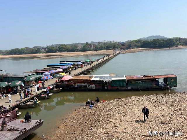 赣州建春门浮桥，江西一绝，属于国宝