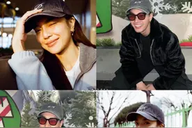 恋情做实？泰星Prang & Oab戴同款情侣帽引网友猜测！图片