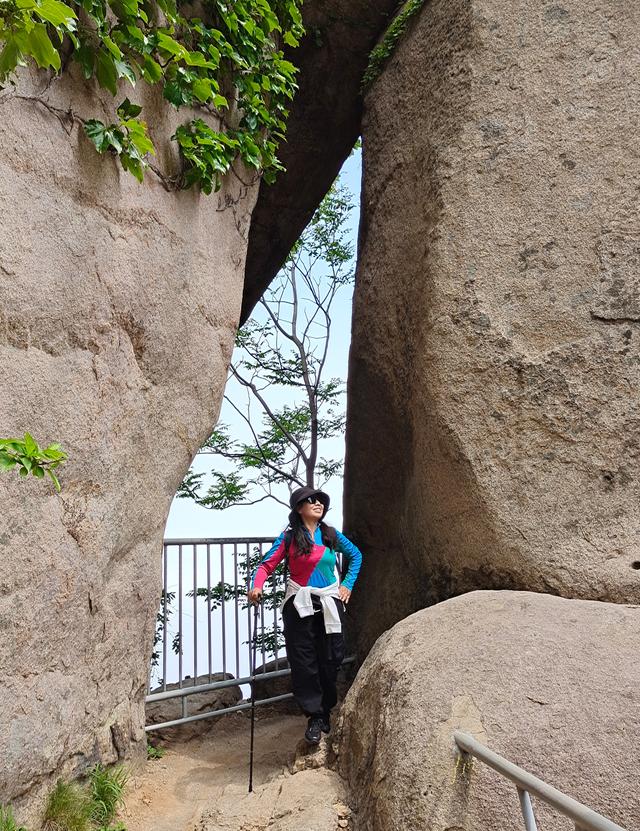 去爬崂山（仰口与太清两座山）