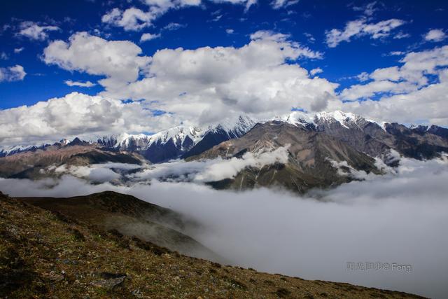 贡嘎大环线：在雪山的凝视下，与艰辛同行之子梅垭口（原创）