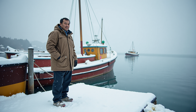 威海迎来一场大雪