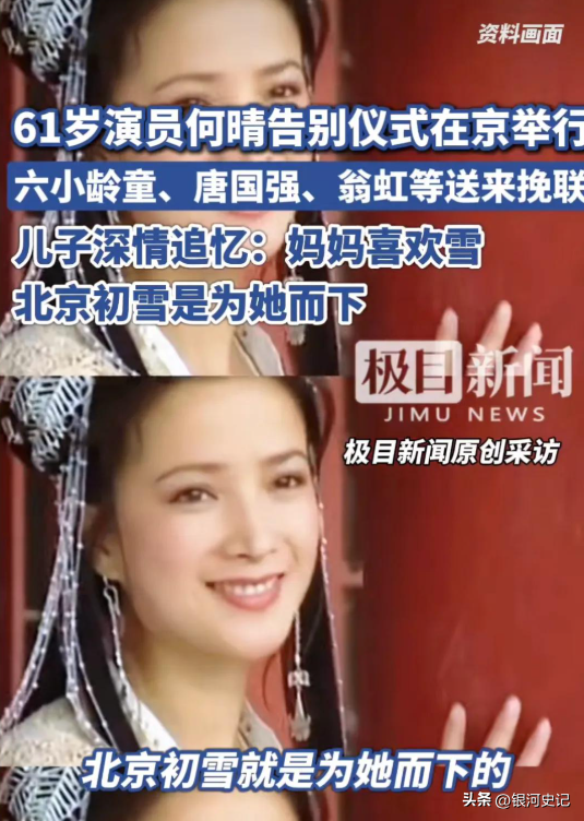 好友相继缅怀拼凑出，何晴生命最后时光：拮据、变样、舍不下儿子