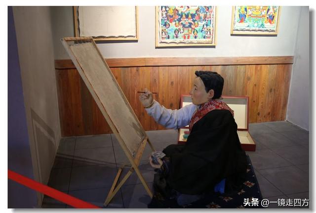 青海省博物馆里的青海非物质文化遗产展