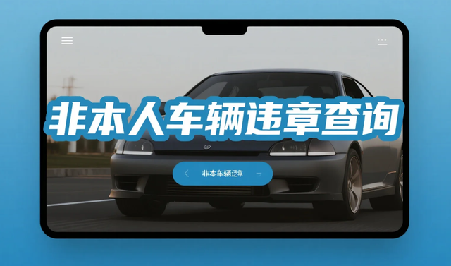 非本人车辆违章咋处理？4 步查询 + 5 个专业知识点 + 6 个误区避坑​