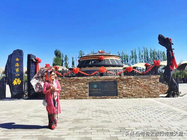 新疆博斯腾湖的大河口风光