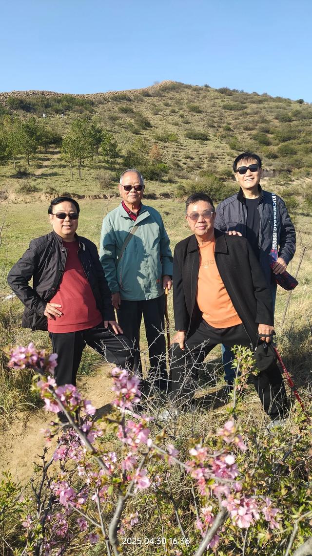 宣化红一师战友军嫂青边口长城赏花照片集