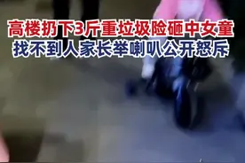 小区住户从楼上扔3斤垃圾险砸中女童，家长：几乎每晚都有人从楼上扔垃圾，已报警求助图片