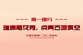 烟花秀、无人机表演、花灯展二月二齐聚太原古县城图片