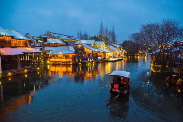 乌镇的雪景很曼妙