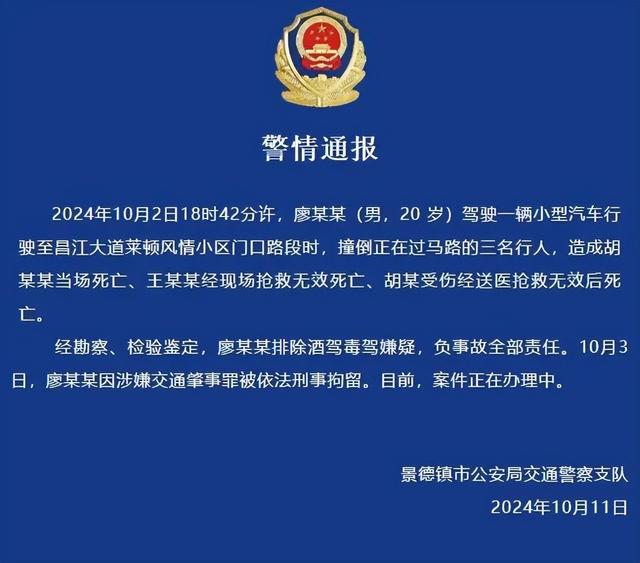一家3口被撞身亡 肇事方提出养老赎罪