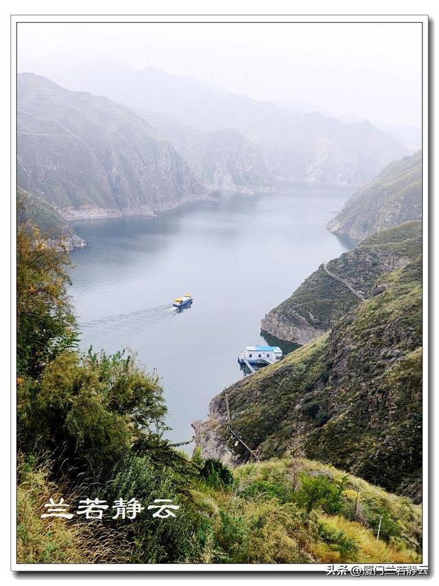 甘肃永靖：天然的“鸳鸯火锅”奇观 - 黄洮交汇处