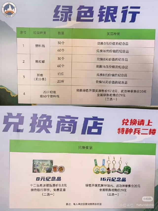 王星越扛蛇皮袋捡瓶子，换环保奖牌后喝蜜雪冰城