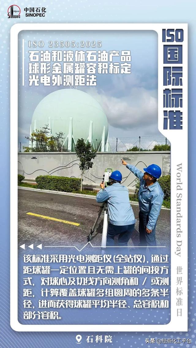 我国油气计量领域首个国标！填补球罐容积标定领域ISO标准空白