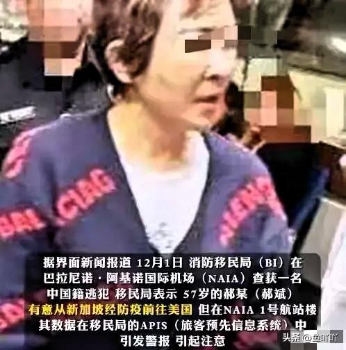 又揪出来一个巨贪，金额高达9.7亿，首富夫人郝斌跨境逃亡失败了