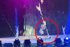 太惨！厦门杂技团表演，3名女孩高空坠落，其中一名头部着地身亡图片