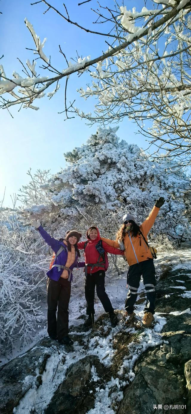 寒风瑟瑟雪世界～嵩山峻极峰赏雪记
