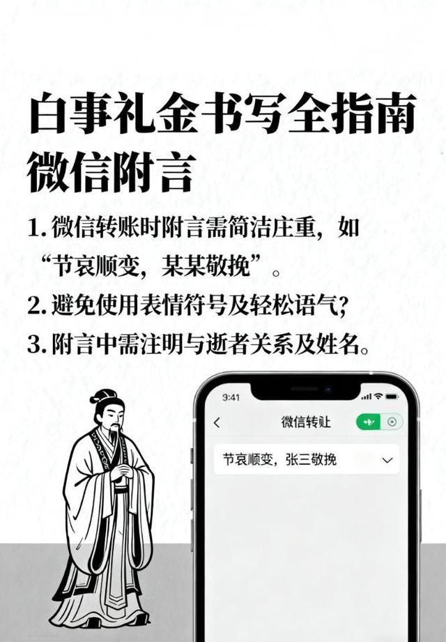 白事礼金书写全指南：以礼寄哀，传递庄重关怀