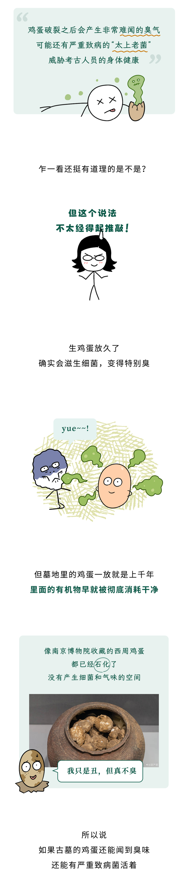 为什么考古学家最害怕挖到鸡蛋？