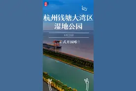 能看第一缕日出！杭州超大湿地公园，本周五正式开园！图片