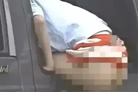 辣眼睛！女子在高速公路上就地小便，网友：这是在光明正大抗议？图片