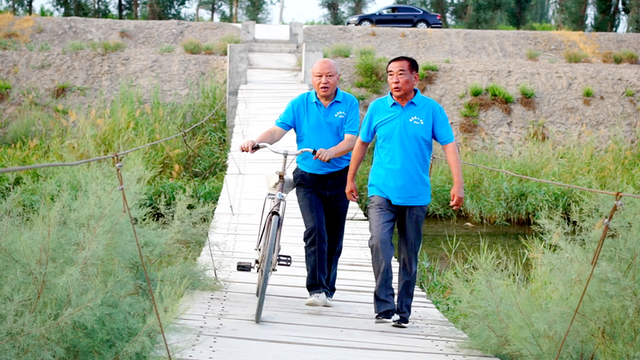 魂牵梦萦 阿拉尔八团加工连那座吊桥